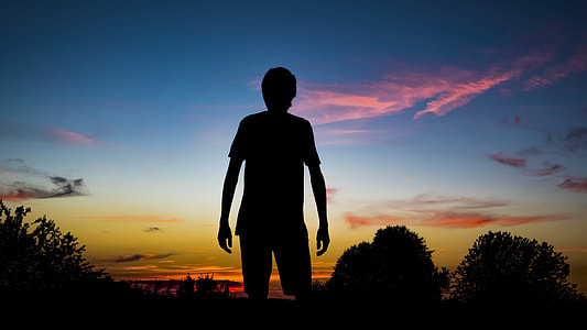 silhouette of man thumbnail