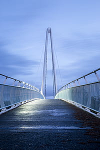 empty white metal bridge thumbnail