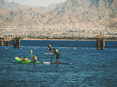 man riding kayak thumbnail