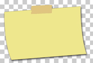 Paper Brand Yellow, Sticky note , yellow sticky note PNG clipart