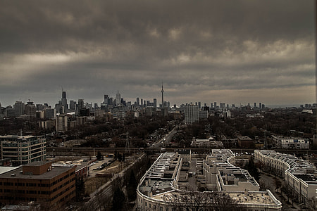 top view of city buildings thumbnail