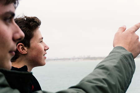 man wearing black jacket thumbnail