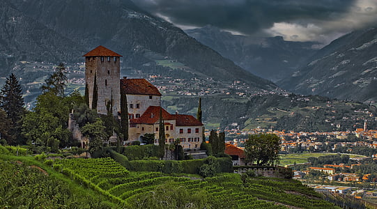 landscape photo of house on mountain thumbnail