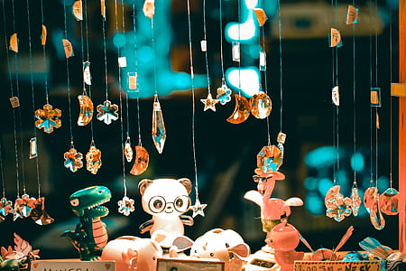 assorted-color hanging decors thumbnail