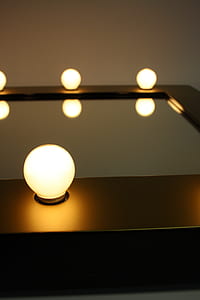 sunset, art, lights, dark thumbnail