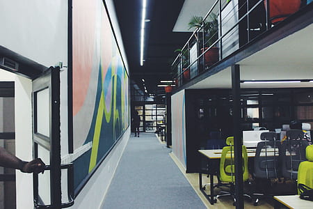 person standing on hallway thumbnail