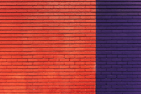 red, blue, bricks, pattern thumbnail