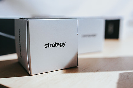 Little paper boxes with words on them thumbnail