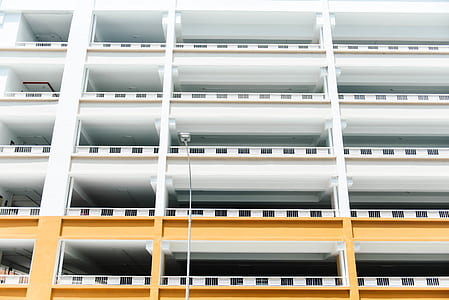 low-angle photography of white building thumbnail