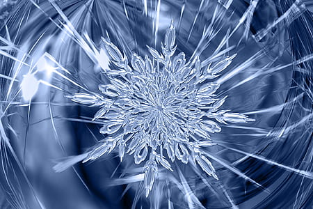 macro photo of snow flake thumbnail
