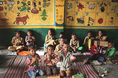 children, different, drawings, faces, happy, rural thumbnail