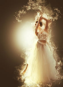 woman in white bridal gown thumbnail