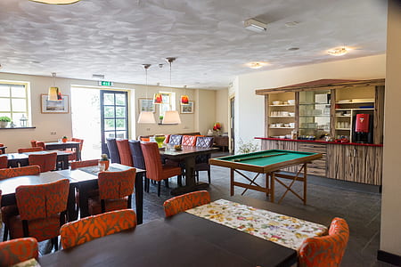 restaurant, luxury, lamp, tables thumbnail