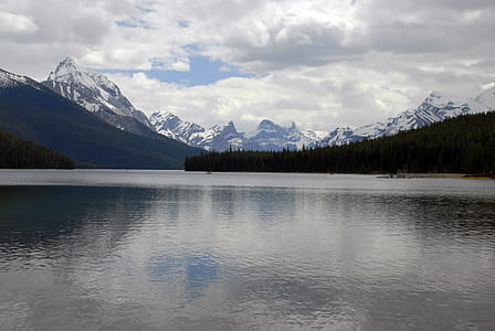 Scenic View of Snow Covered Mountains thumbnail