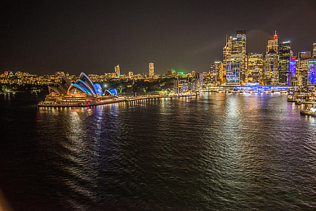 Sydney Opera House, Australia during night time thumbnail