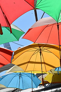 assorted-color umbrellas thumbnail