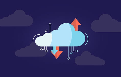 Export and Import to the Digital Cloud - Concept thumbnail