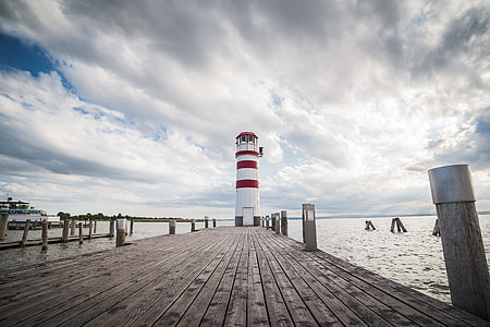 Pier with a Beautiful Lighthouse thumbnail