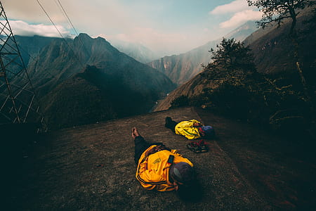 person sleeping on ground thumbnail