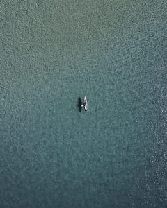 canoe, ocean, blue, tropical thumbnail