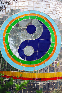multicolored yin yang decor thumbnail