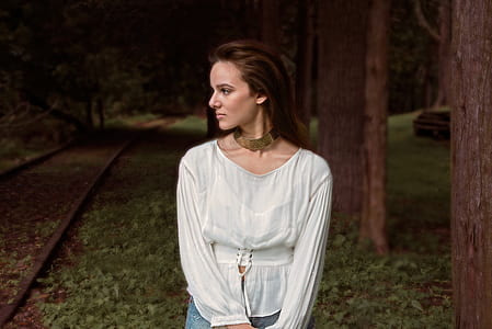 Photo of Woman at the Forest thumbnail