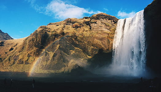 landscape photography of Skogafoss waterfall, Iceland thumbnail