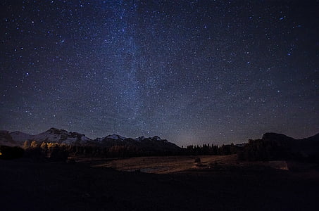 photo of sky with stars during night time thumbnail