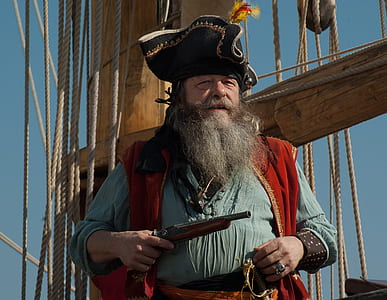 man wearing pirate costume thumbnail