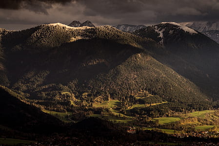 high angle photo of mountain thumbnail