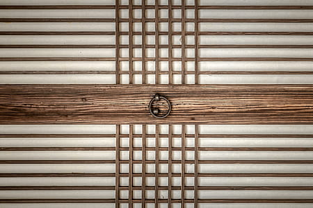 black steel ring on top of brown wooden plank thumbnail