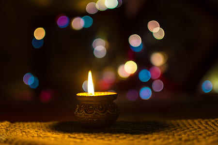 brown candle macro photography thumbnail