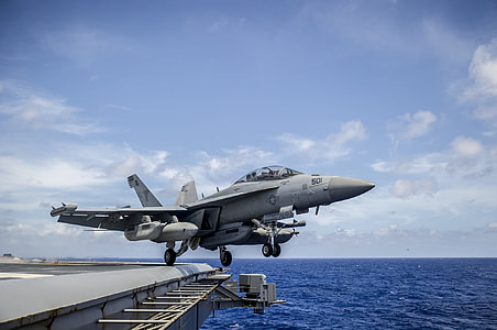 jet launching from aircraft carrier thumbnail