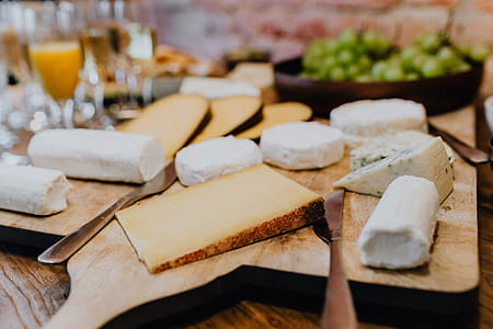 Cheese, white wine and grapes thumbnail
