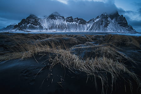 landscape photography of mountain covered with snow thumbnail
