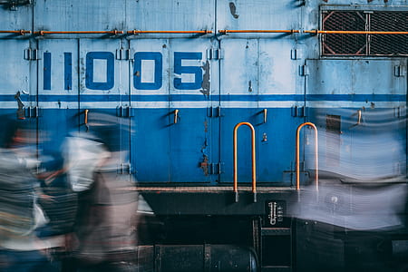 time lapse photography of train thumbnail