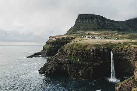 waterfall during daytime thumbnail