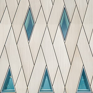 teal and beige geometric pattern illustration thumbnail