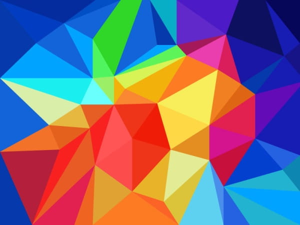 Multicolor geometric shapes design vector background ai file