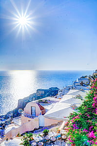 top view of Santorini, Greece thumbnail