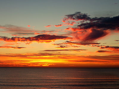 body of water during golden hours thumbnail