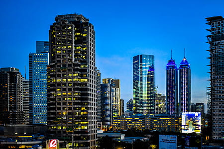 City Lights during Sunset thumbnail