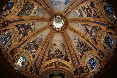 angel theme ceiling dome artwork thumbnail