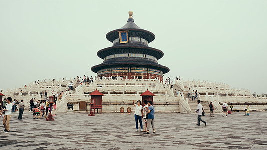 white and black temple during day time thumbnail