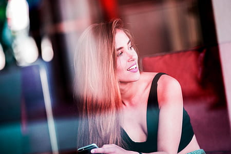 Woman in Black Crop-top Tank-top Photo during Daytime thumbnail