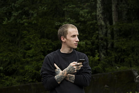 man in black sweatshirt thumbnail