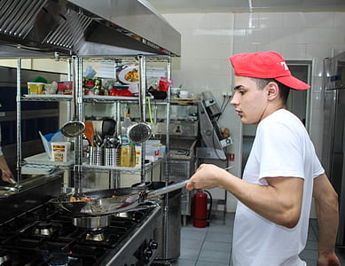 food, man, person, kitchen thumbnail