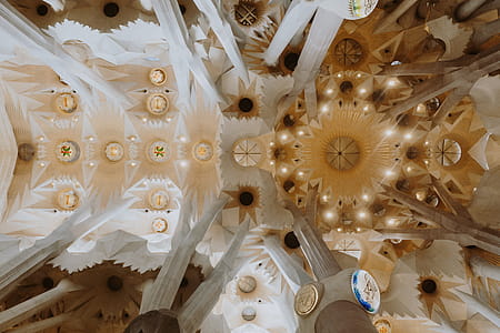 Sagrada Familia - the cathedral designed by Gaudi, Barcelona, Spain thumbnail