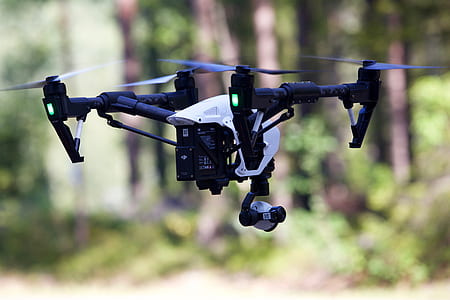 drone quadcopter on flight thumbnail