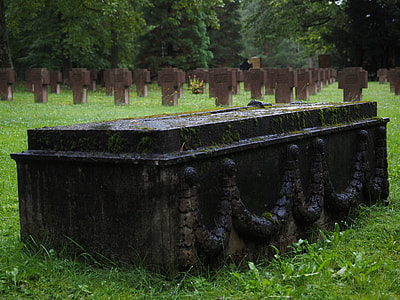black concrete tombstone during daytime thumbnail